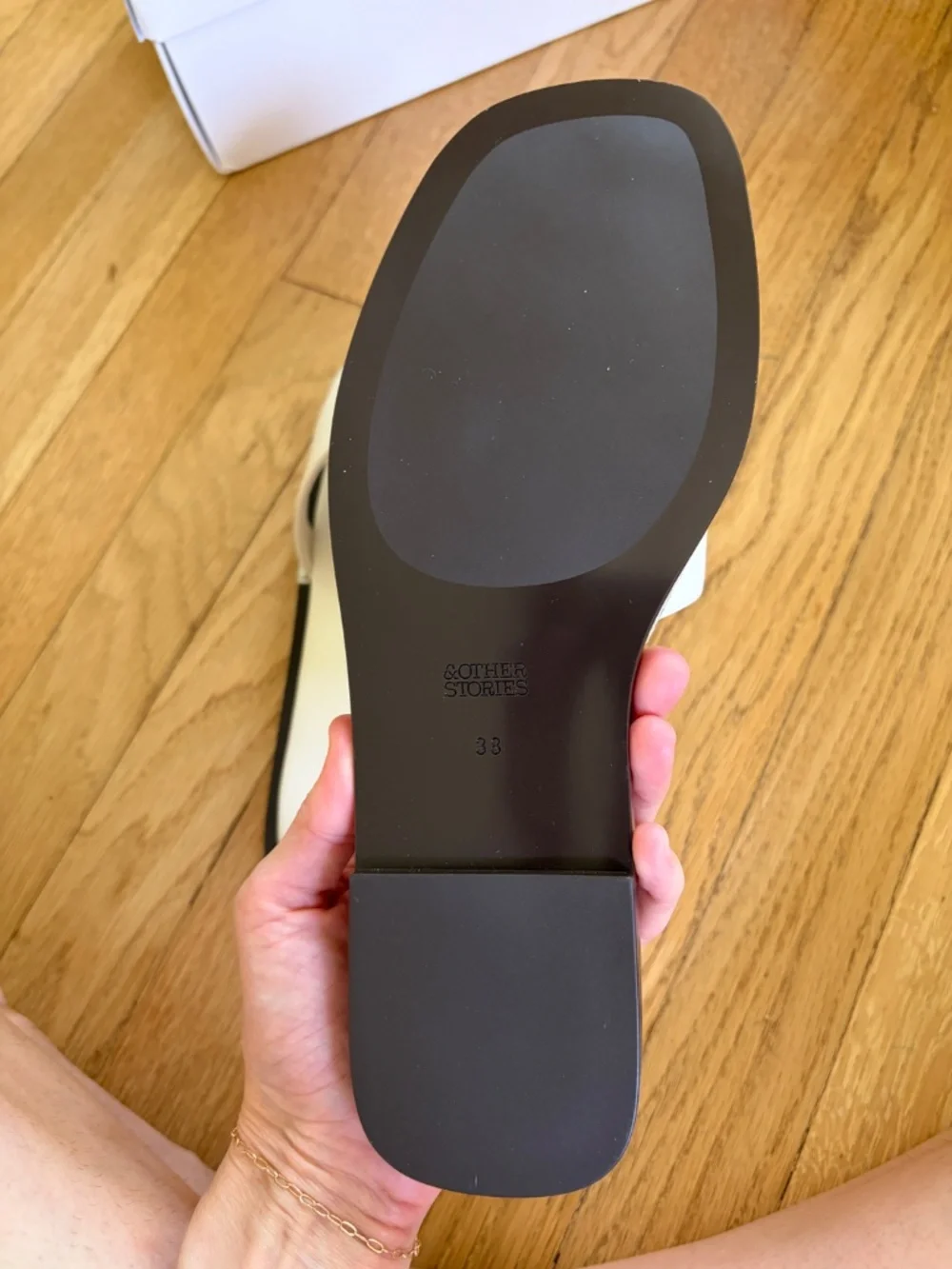 & Other Stories leather slides